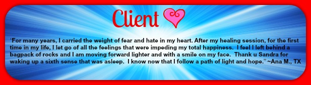 Client Love Sandra Denise Molina Angel Healing