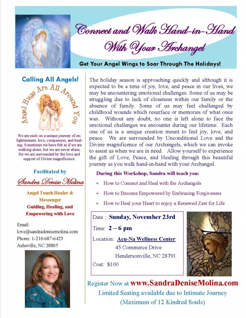 Angel Workshop Nov 2014 Sandra Denise Molina