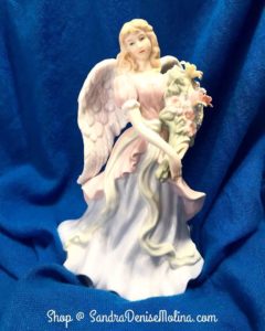 Angel Blossoms ($25) Porcelain Height Approx. 8 in 
